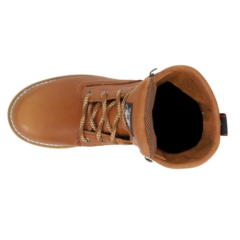 Georgia Boot حذاء عمل ويدج للرجال من جورجيا بوت، باراكودا جولد، مقاس 8.5(M) - Image 4